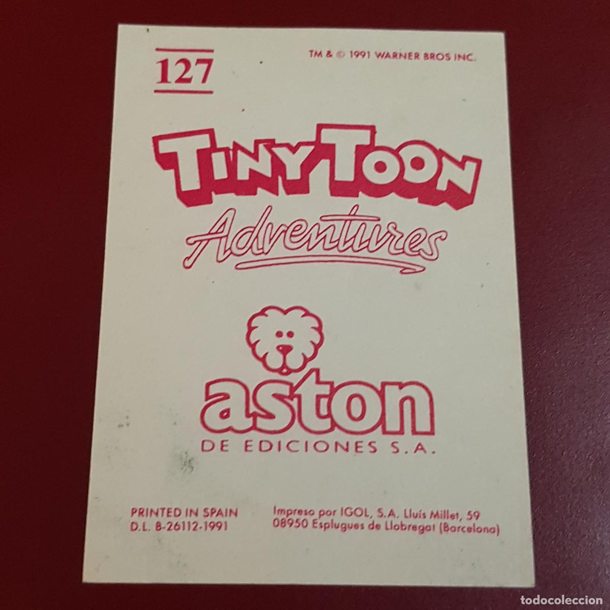 Coleccionismo cromos antiguos: ASTON - TINYTOON ADVENTURES - 127 - NUNCA PEGADO - Foto 2