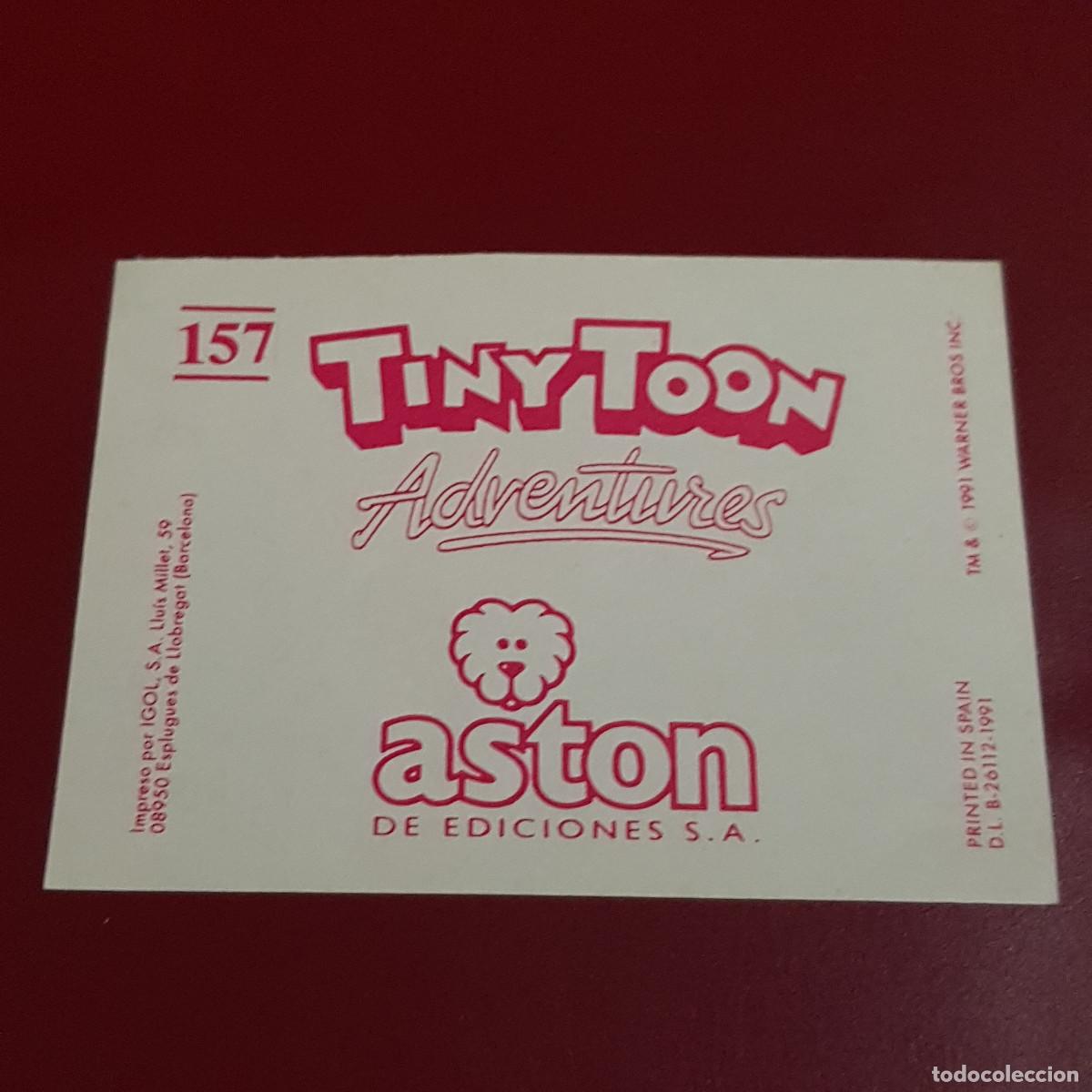Coleccionismo cromos antiguos: ASTON - TINYTOON ADVENTURES - 157 - NUNCA PEGADO - Foto 2