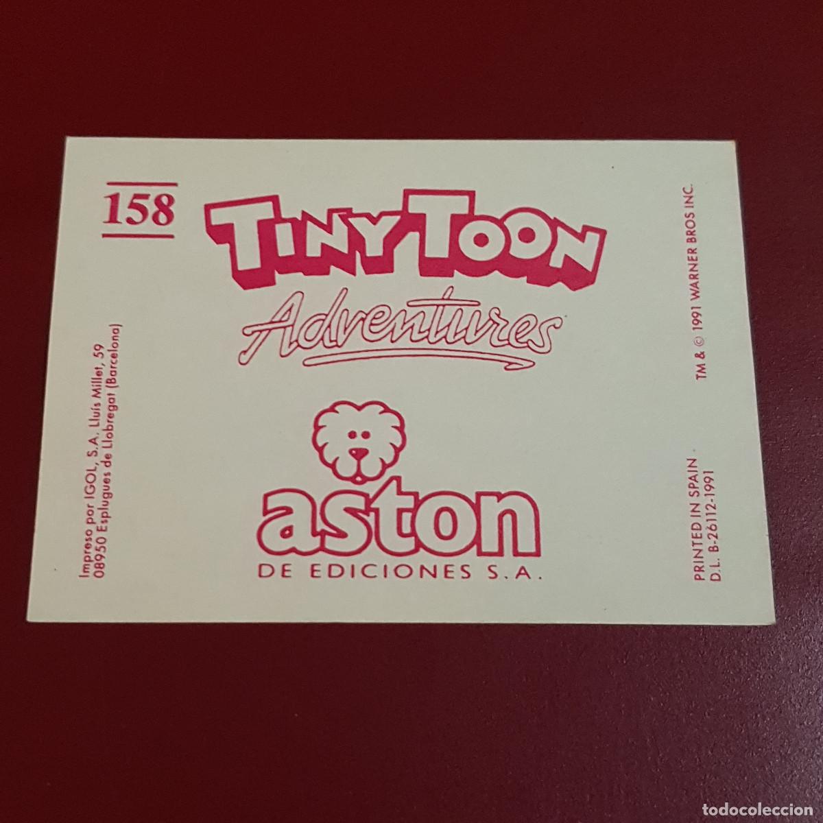Coleccionismo cromos antiguos: ASTON - TINYTOON ADVENTURES - 158 - NUNCA PEGADO - Foto 2