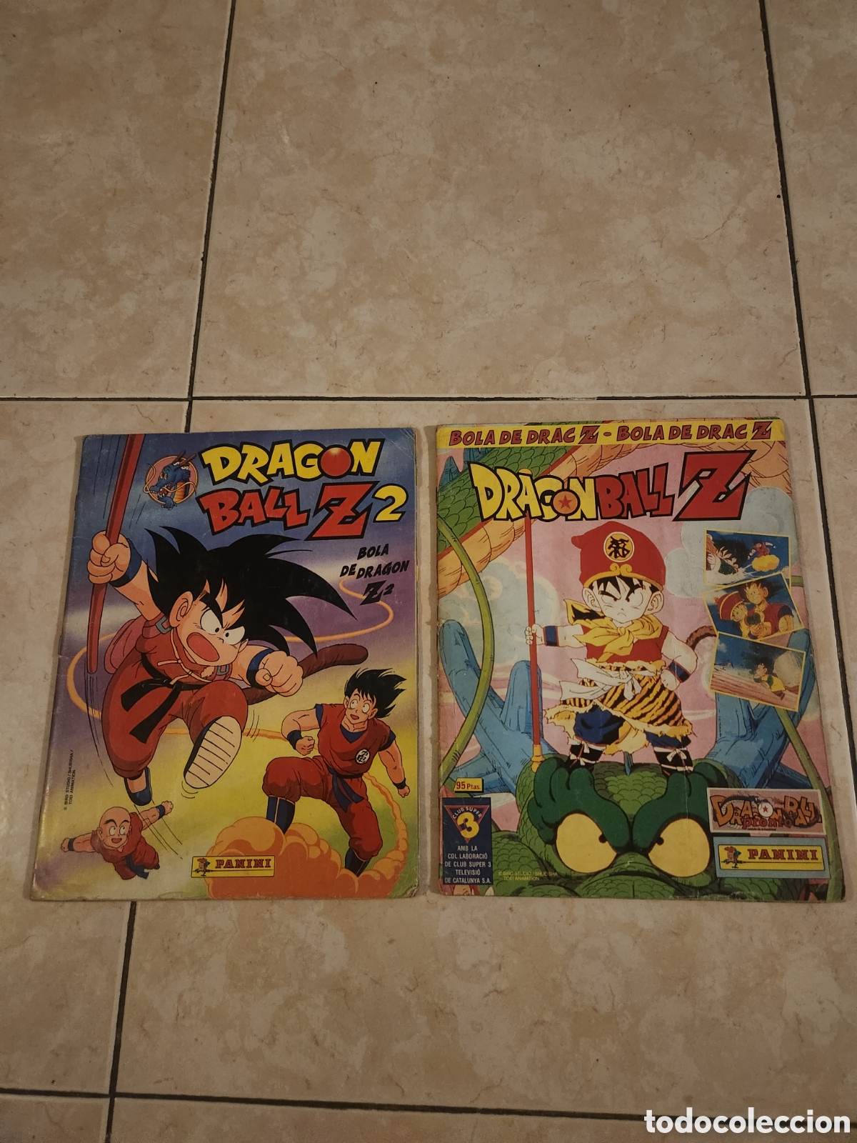 Coleccionismo cromos antiguos: 2 albomes dragon ball