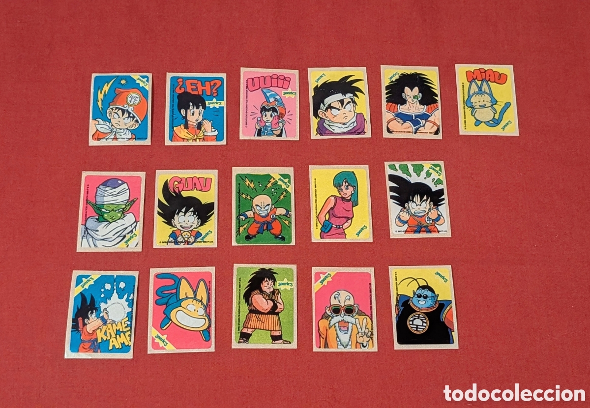 Coleccionismo cromos antiguos: Cromos chicle sin pegar Sonric's Dragon Ball Z. Bola de Dragon