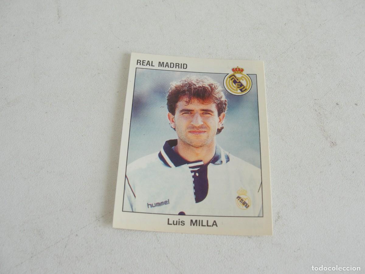 Coleccionismo cromos antiguos: PANINI LIGA FUTBOL 93 94 / REAL MADRID N&ordm; 166 - LUIS MILLA - NUEVO SIN PEGAR