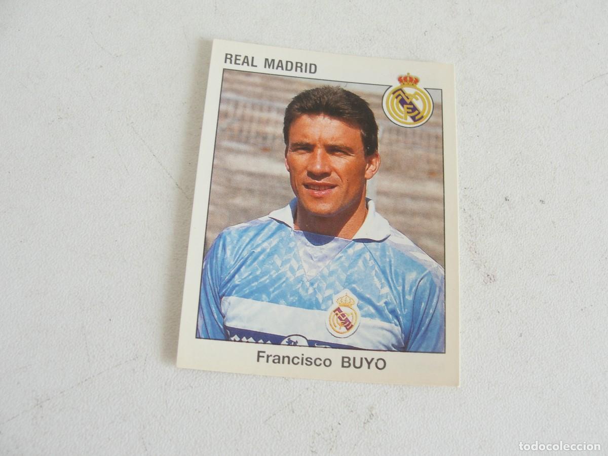 Coleccionismo cromos antiguos: PANINI 158 - LIGA 93 94 - PACO BUYO - REAL MADRID - SIN PEGAR - IMPECABLE ESTADO