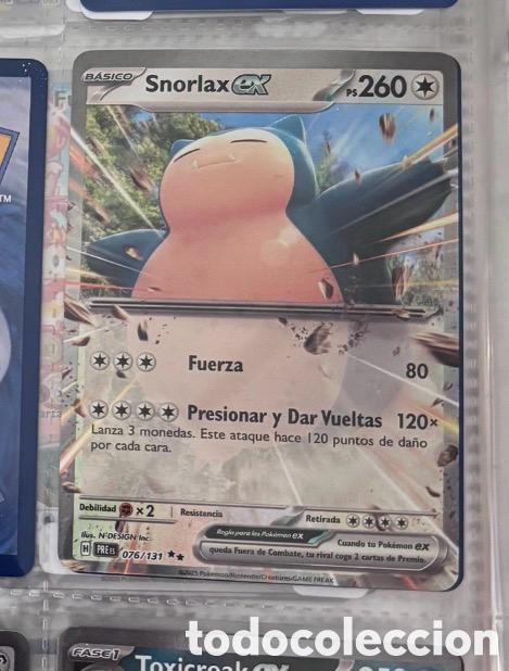 Coleccionismo cromos antiguos: SNORLAX EX POKEMON TCG