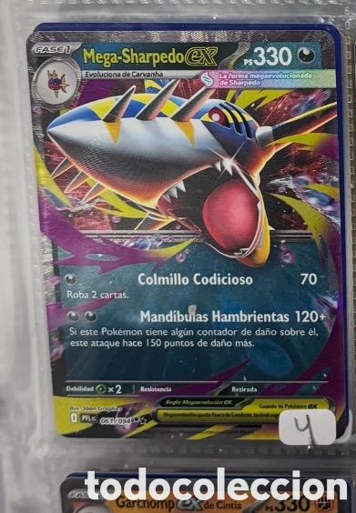 Coleccionismo cromos antiguos: MEGA SHARPEDO EX POKEMON TCG