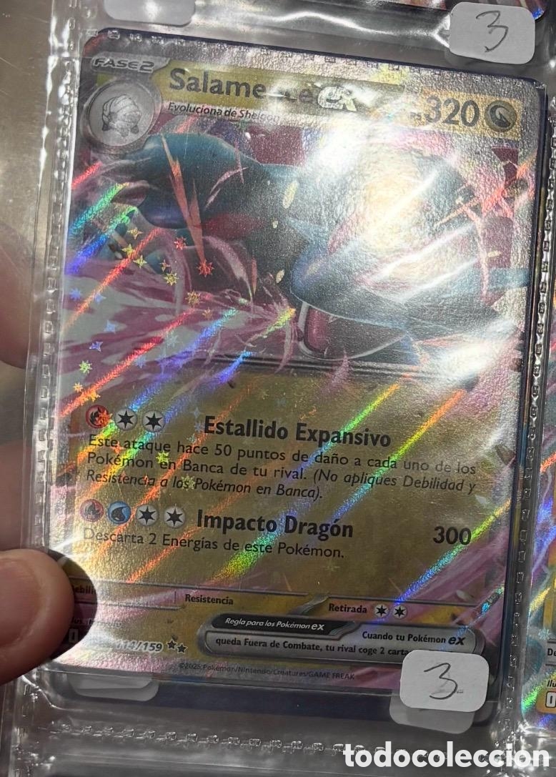 Coleccionismo cromos antiguos: SALAMENCE EX POKEMON TCG - Foto 1