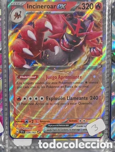 Coleccionismo cromos antiguos: INCINEROAR EX POKEMON TCG - Foto 1