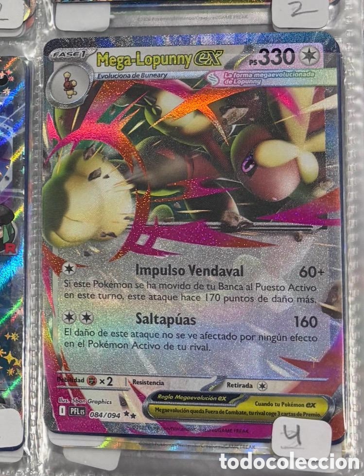 Coleccionismo cromos antiguos: MEGA LOPUNNY EX POKEMON TCG