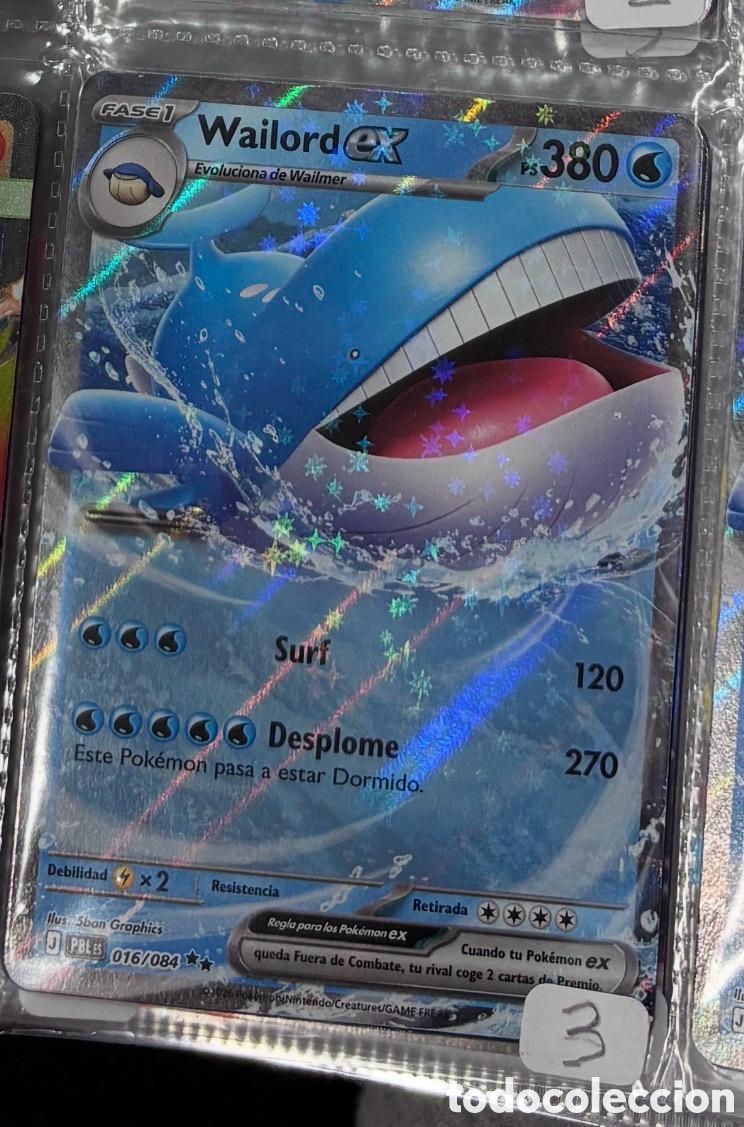 Coleccionismo cromos antiguos: WAILORD EX POKEMON TCG