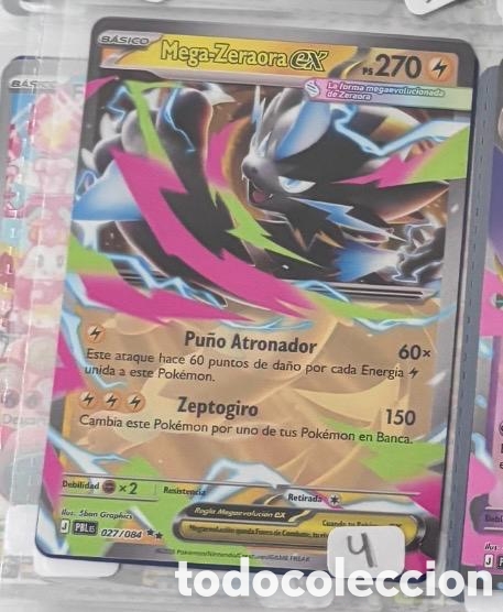 Coleccionismo cromos antiguos: MEGA ZERAORA EX POKEMON TCG