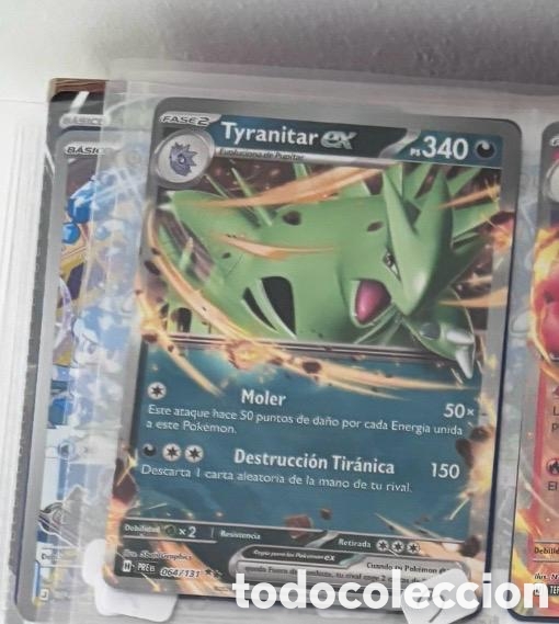 Coleccionismo cromos antiguos: TYRANITAR EX POKEMON TCG - Foto 1