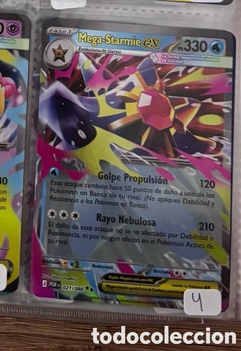 Coleccionismo cromos antiguos: MEGA STARMIE EX POKEMON TCG