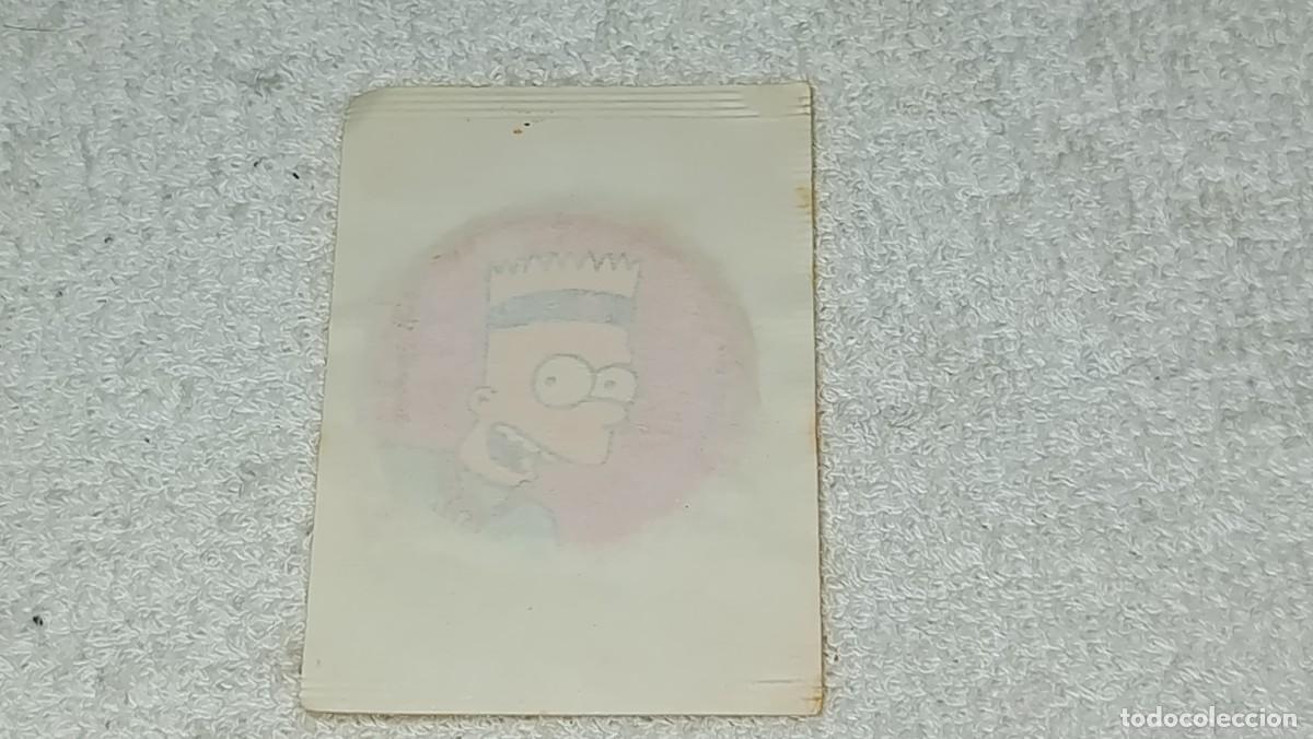 Coleccionismo cromos antiguos: PANRICO : ANTIGUO CROMO ACOLCHADO SERIE THE SIMPSONS TAZO CAPS - BART - A&Ntilde;OS 90 SIN ABRIR