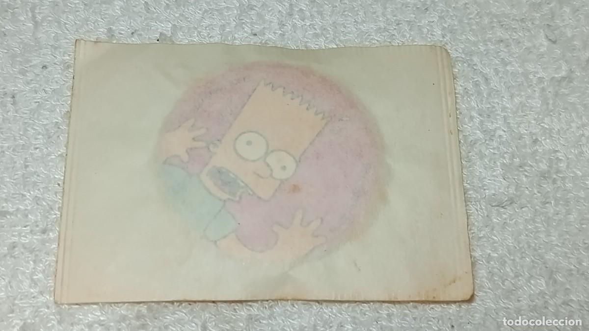 Coleccionismo cromos antiguos: PANRICO : ANTIGUO CROMO ACOLCHADO SERIE THE SIMPSONS TAZO CAPS - BART- A&Ntilde;OS 90 SIN ABRIR