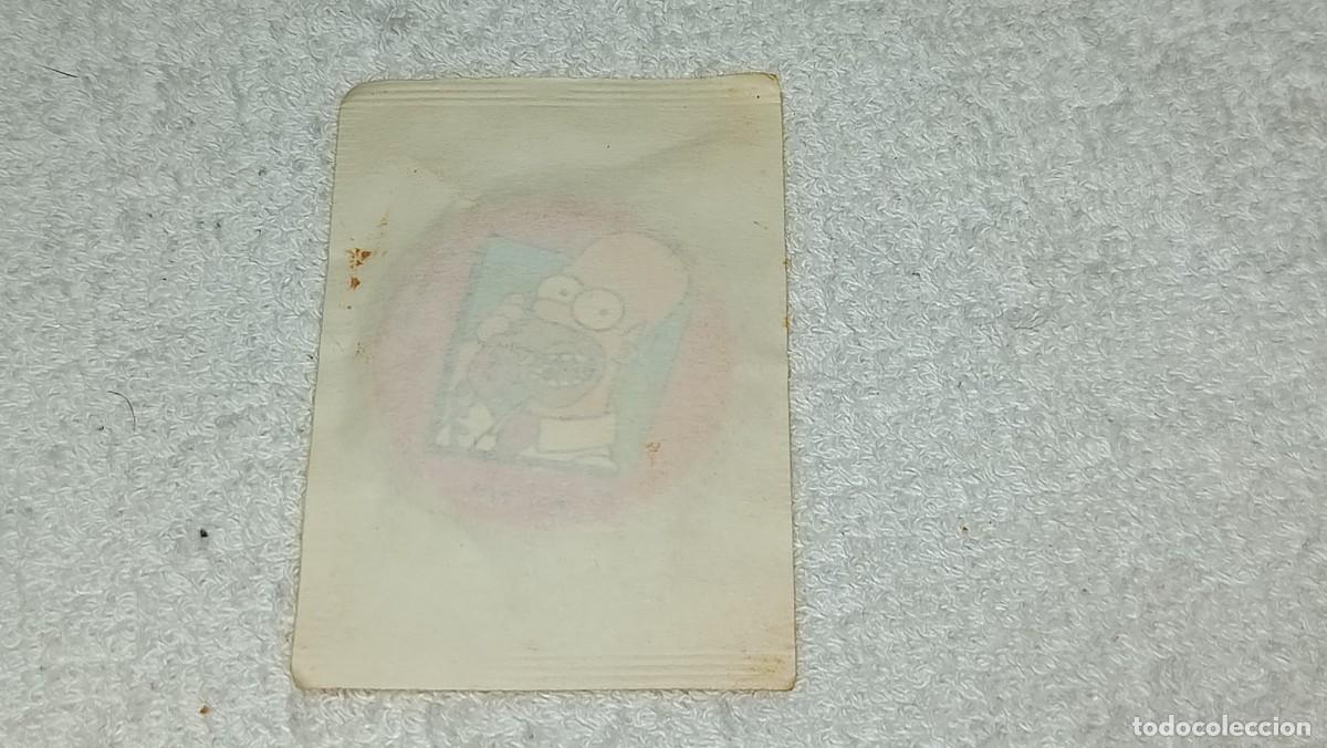 Coleccionismo cromos antiguos: PANRICO : ANTIGUO CROMO ACOLCHADO SERIE THE SIMPSONS TAZO CAPS - HOMER - A&Ntilde;OS 90 SIN ABRIR