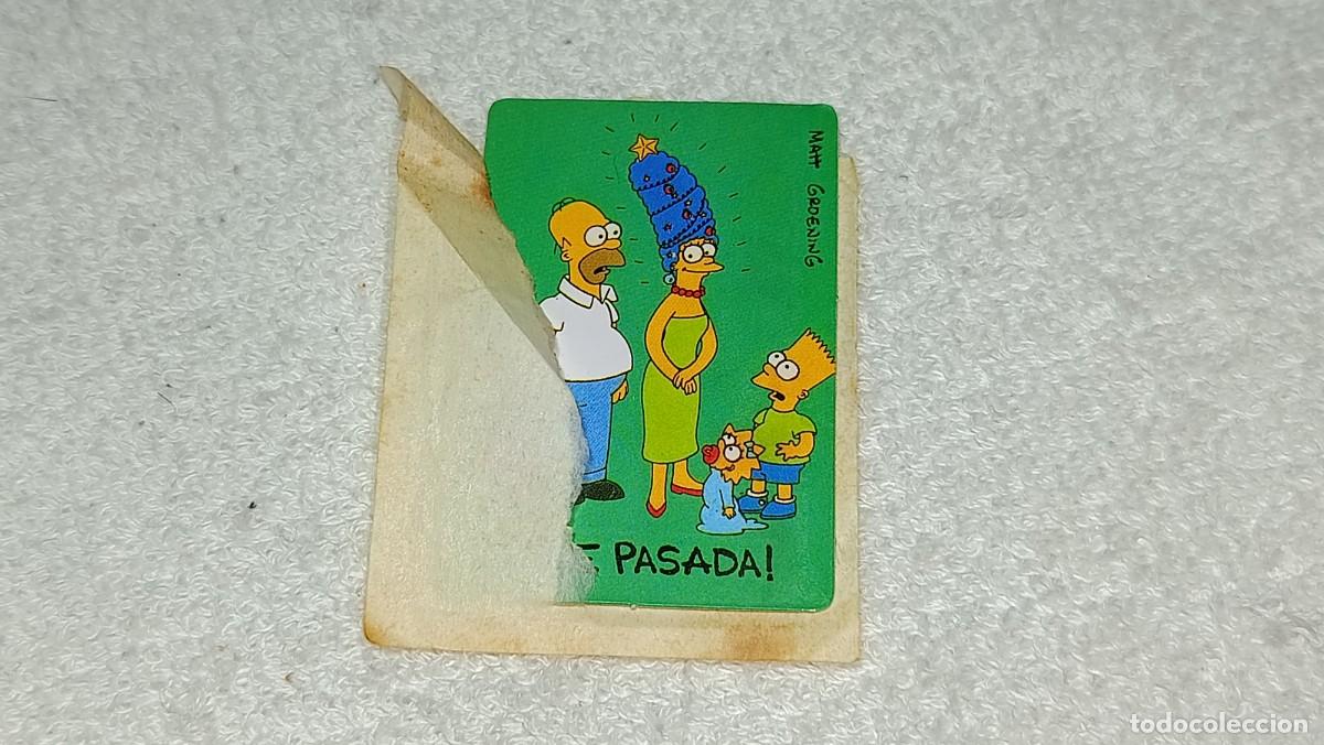 Coleccionismo cromos antiguos: BOLLYCAO PANRICO : ANTIGUO CROMO ADHESIVO SERIE THE SIMPSONS - QUE PASADA - A&Ntilde;OS 90