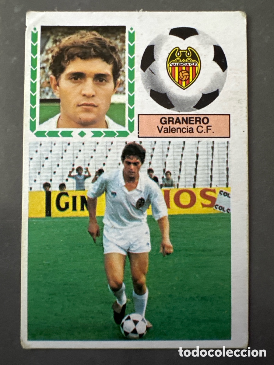 Coleccionismo cromos antiguos: CROMO LIGA ESTE 83 84 GRANERO COLOCA VALENCIA. DESPEGADO