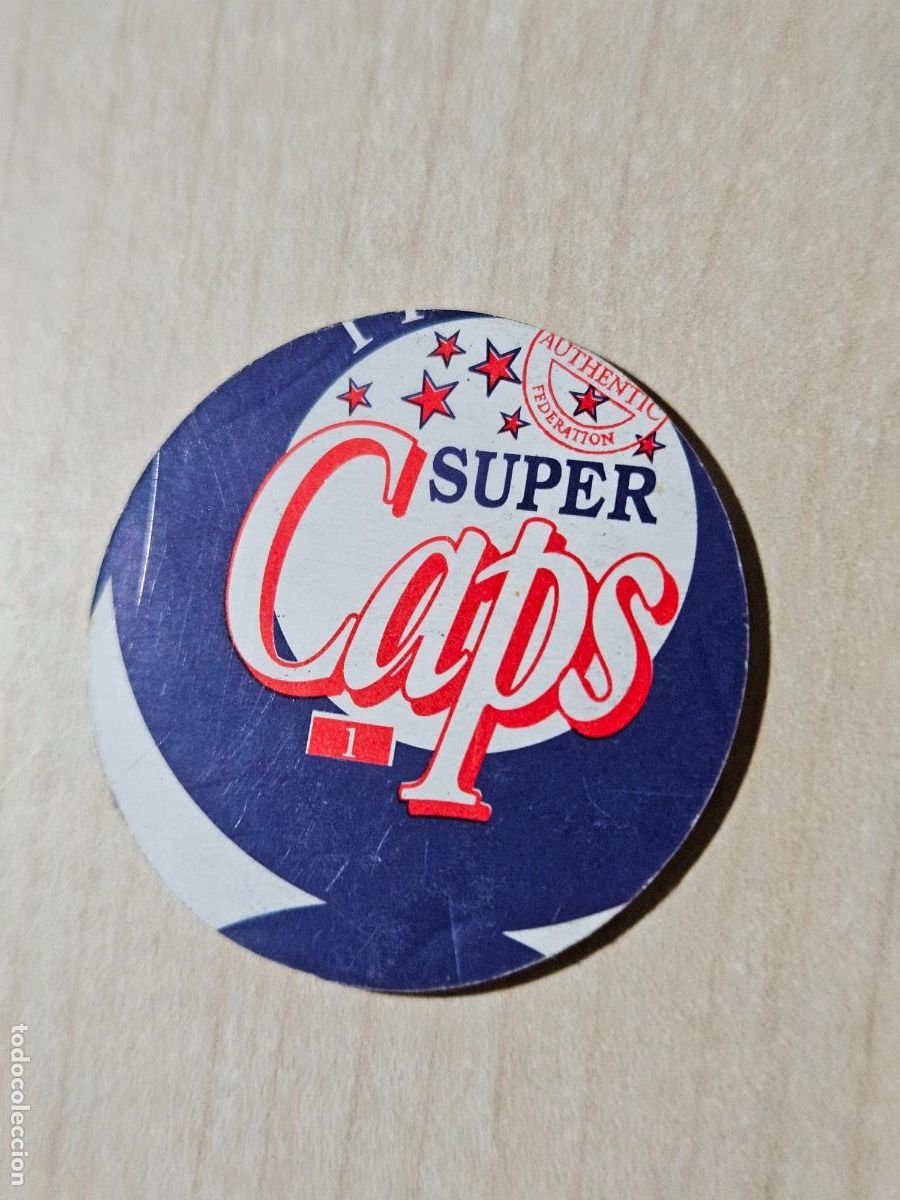 Coleccionismo cromos antiguos: TAZO N&ordm; 1 ERROR SUPER caps