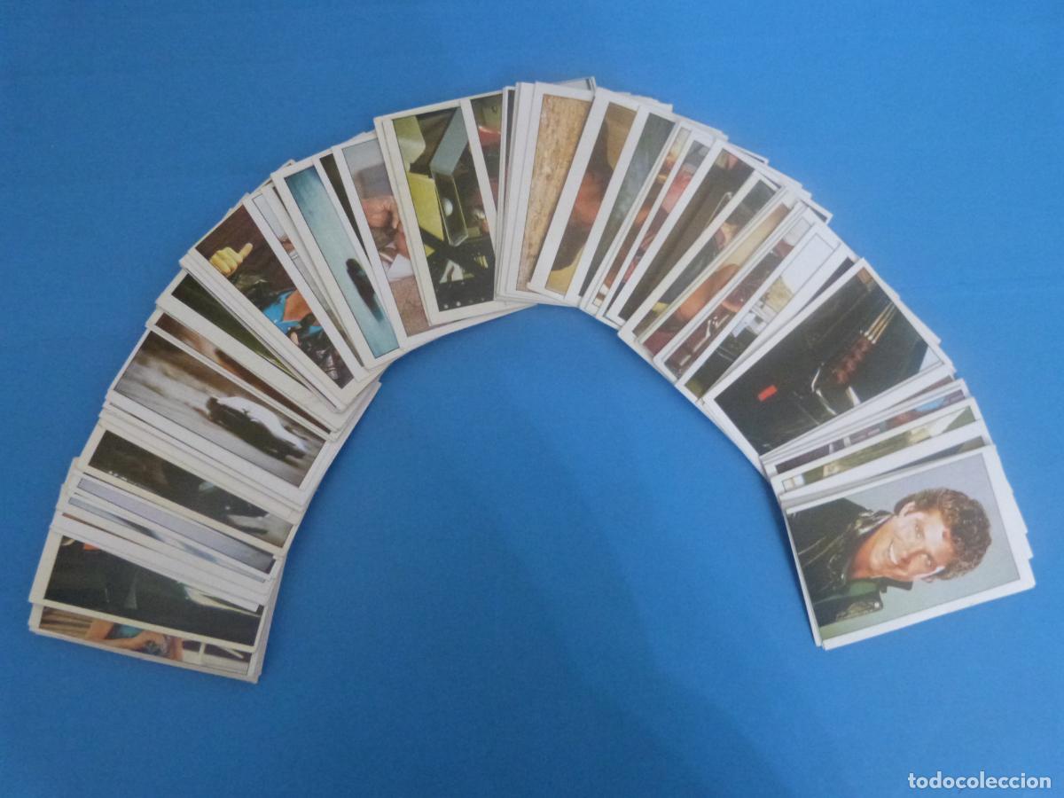 Coleccionismo cromos antiguos: LOTE DE 95 CROMOS DE EL COCHE FANTASTICO SIN PEGAR SIN REPETIR A&Ntilde;O 1982 DE MAGA