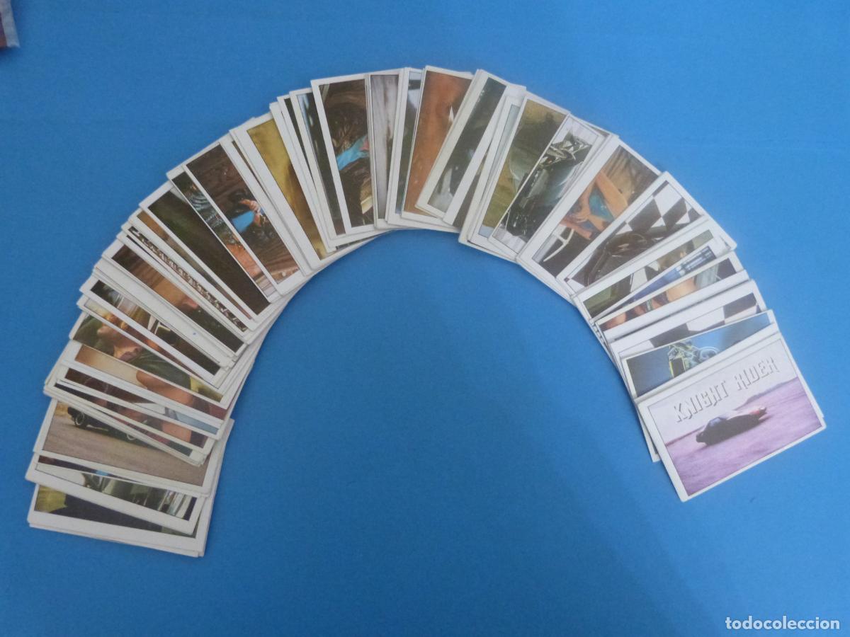 Coleccionismo cromos antiguos: LOTE DE 115 CROMOS DE EL COCHE FANTASTICO SIN PEGAR SIN REPETIR A&Ntilde;O 1982 DE MAGA
