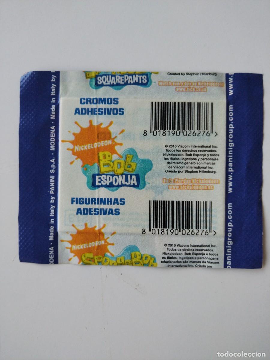 Coleccionismo cromos antiguos: SOBRES CROMOS SIN ABRIR BOB ESPONJA - Foto 2