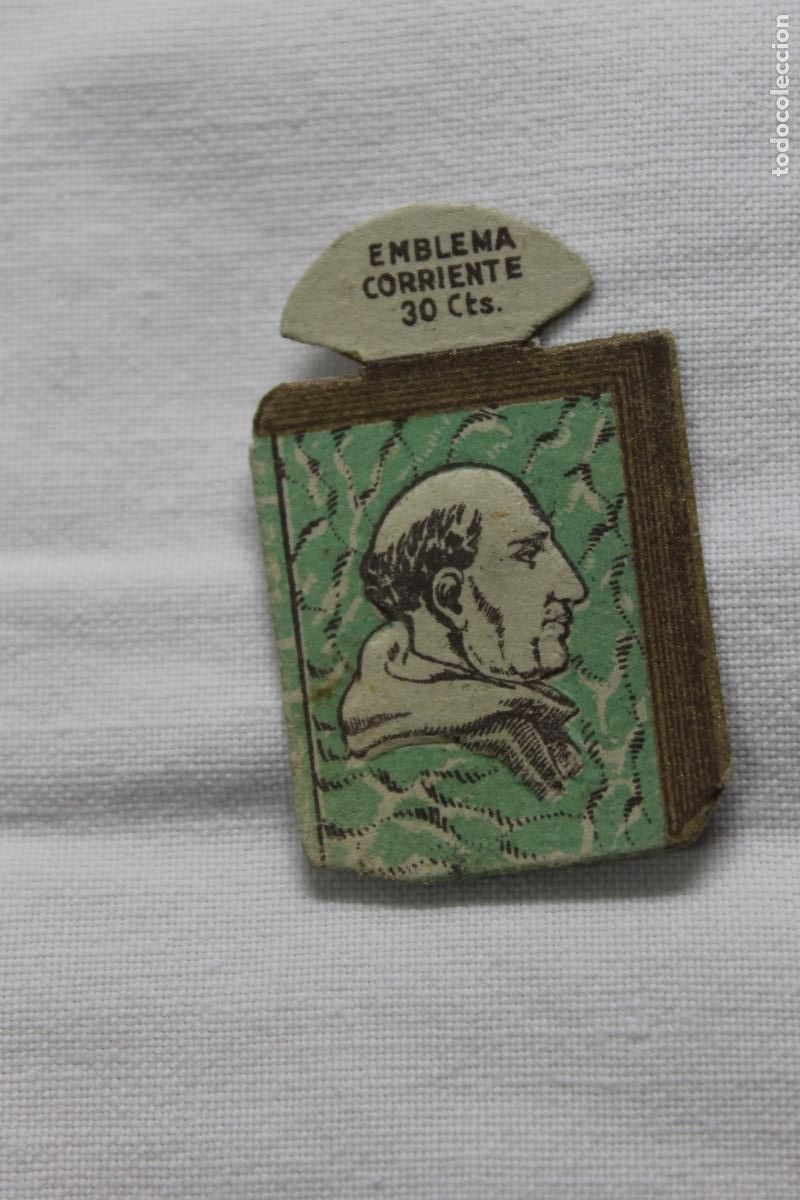 Coleccionismo cromos antiguos: EMBLEMA AUXILIO SOCIAL FRY LUIS DE GRANADA N&ordm; 14
