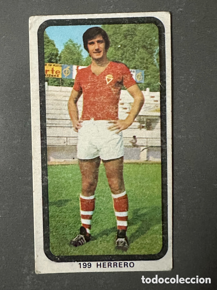 Coleccionismo cromos antiguos: CROMO LIGA 74 75 RUIZ ROMERO HERRERO MURCIA. DESPEGADO