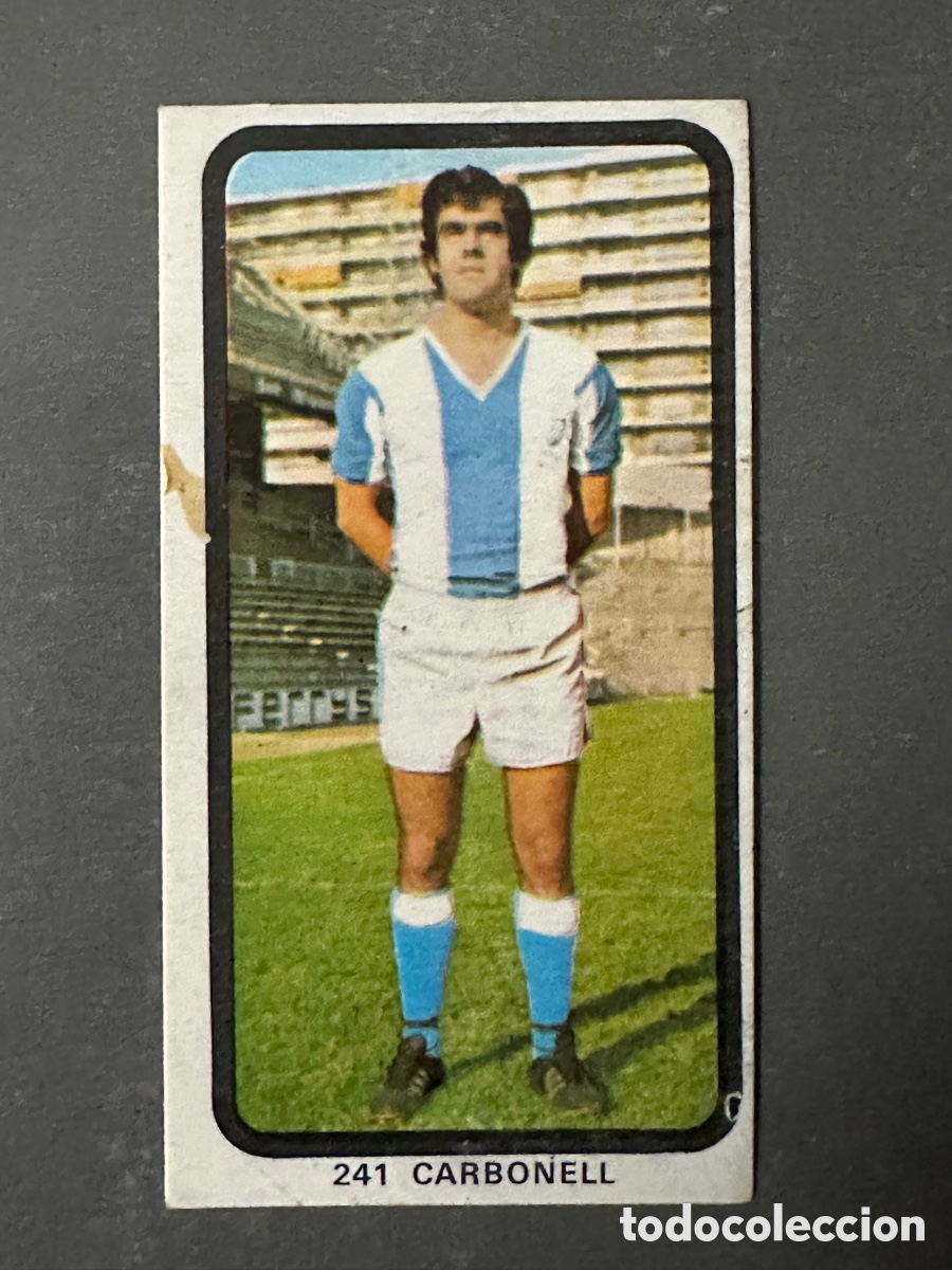 Collectable Antique Stickers: CROMO LIGA 74 75 RUIZ ROMERO CARBONELL ESPA&Ntilde;OL. DESPEGADO