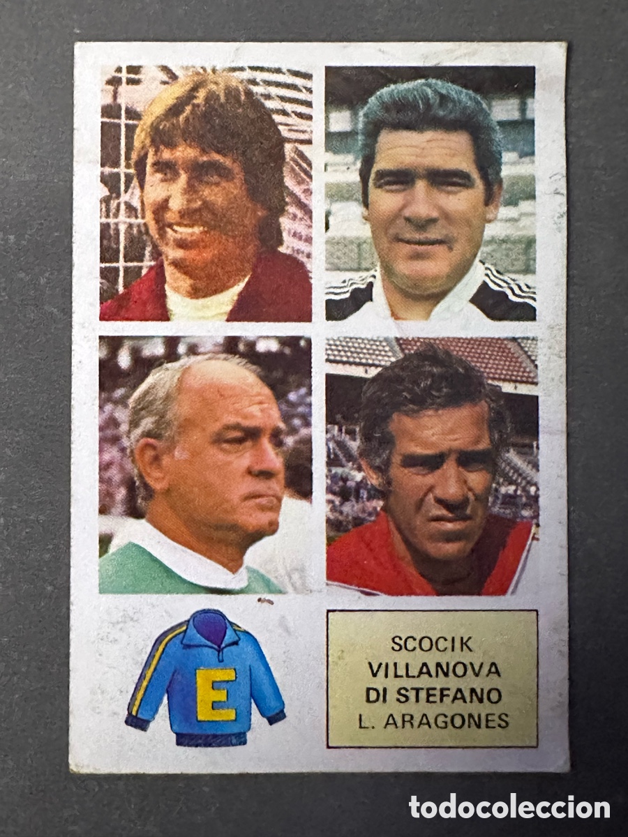 Collectable Antique Stickers: CROMO LIGA ESTE 82 83 ENTRENADORES SCOCIK. DESPEGADO