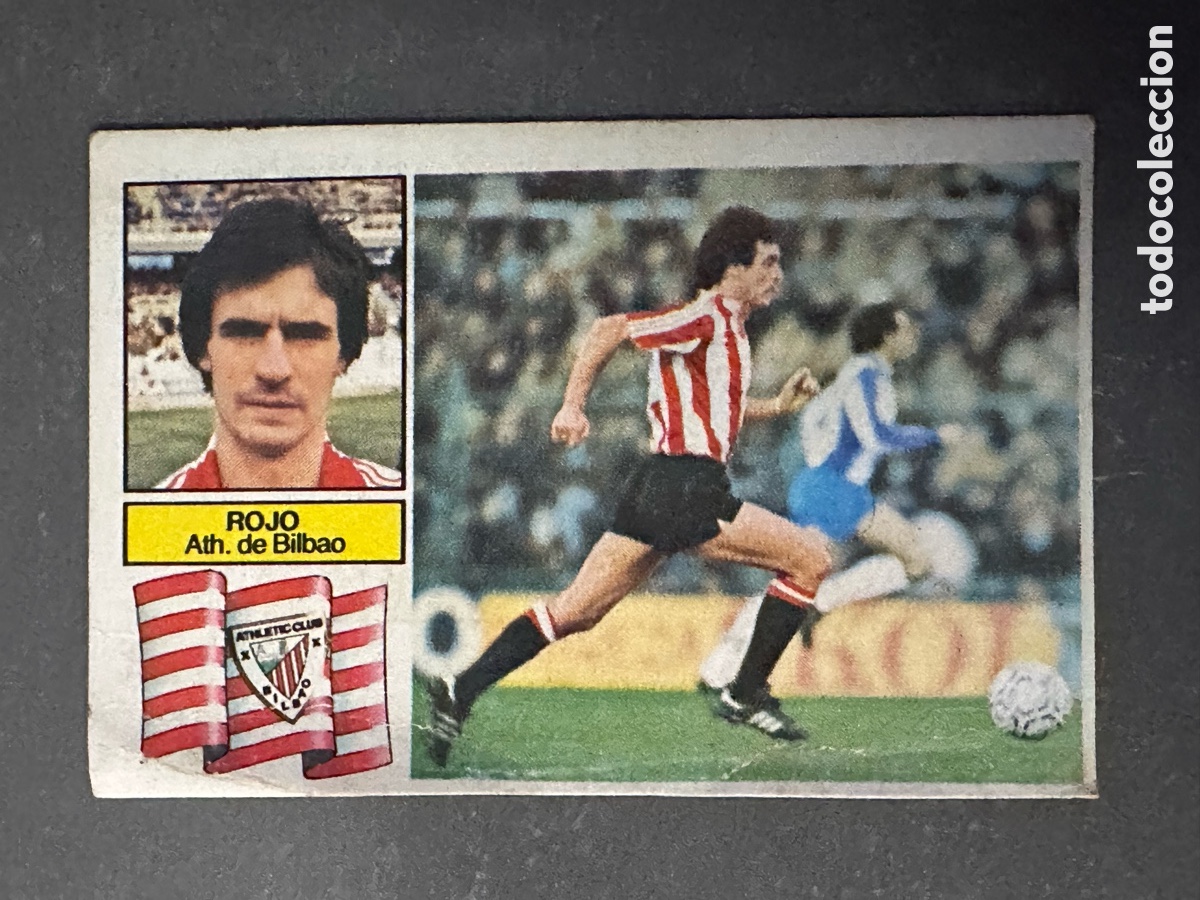 Collectable Antique Stickers: CROMO LIGA ESTE 82 83 ROJO BAJA ATHLETIC DE BILBAO. DESPEGADO