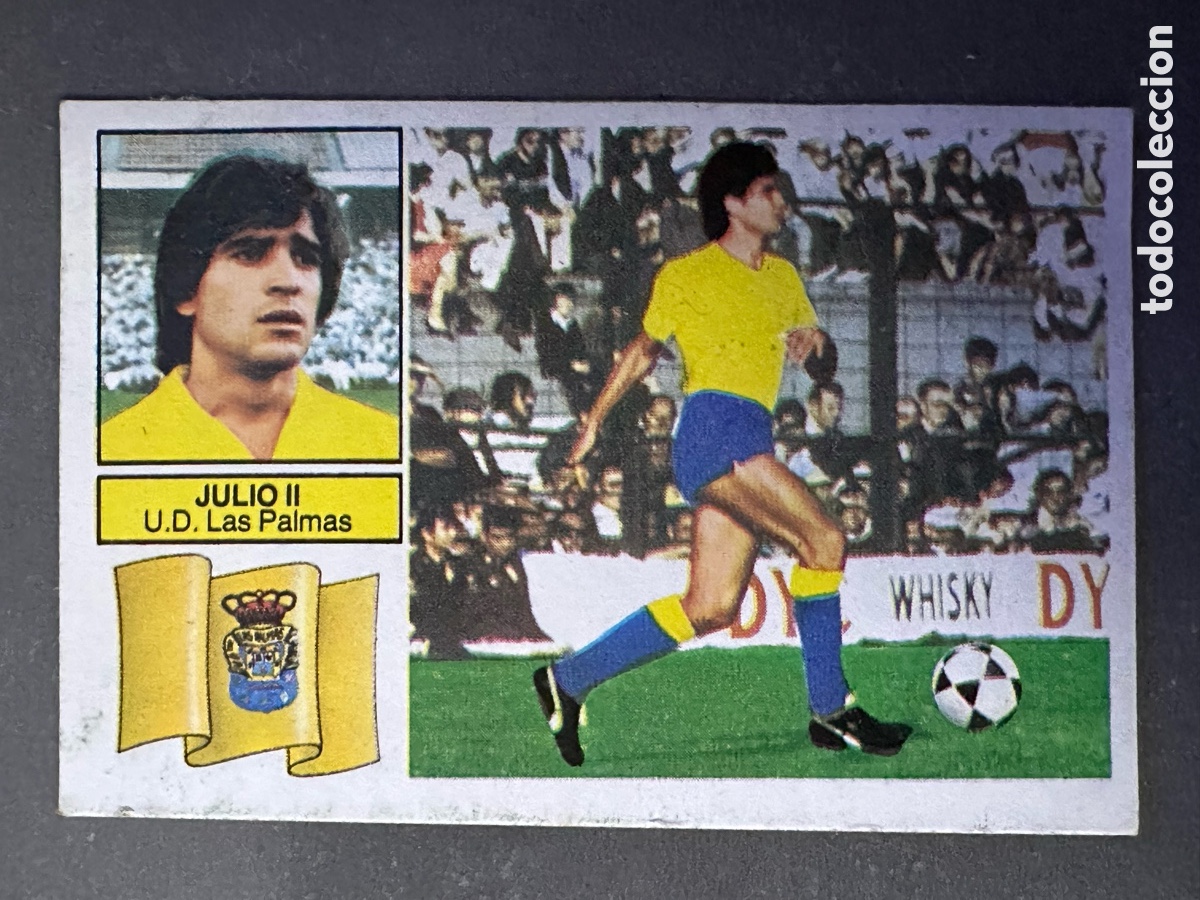 Coleccionismo cromos antiguos: CROMO LIGA ESTE 82 83 JULIO II COLOCA LAS PALMAS. DESPEGADO