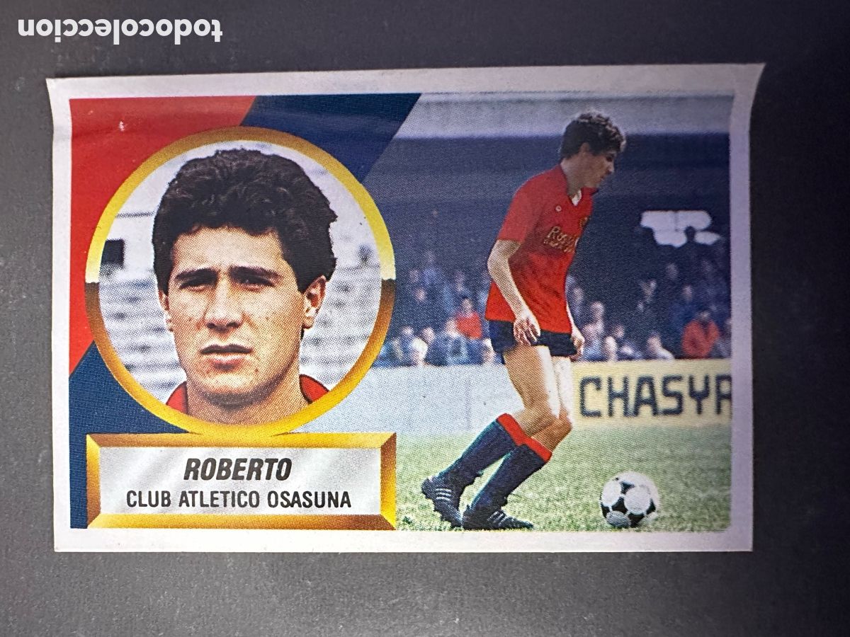 Coleccionismo cromos antiguos: CROMO LIGA ESTE 88 89 ROBERTO II COLOCA OSASUNA. VENTANILLA DESPEGADO