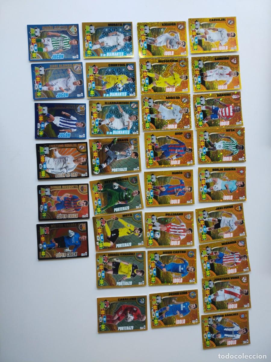 Coleccionismo cromos antiguos: LOTE 31 CROMOS ADRENALYN 2013 2014. ESPECIALES. Ver descripcion