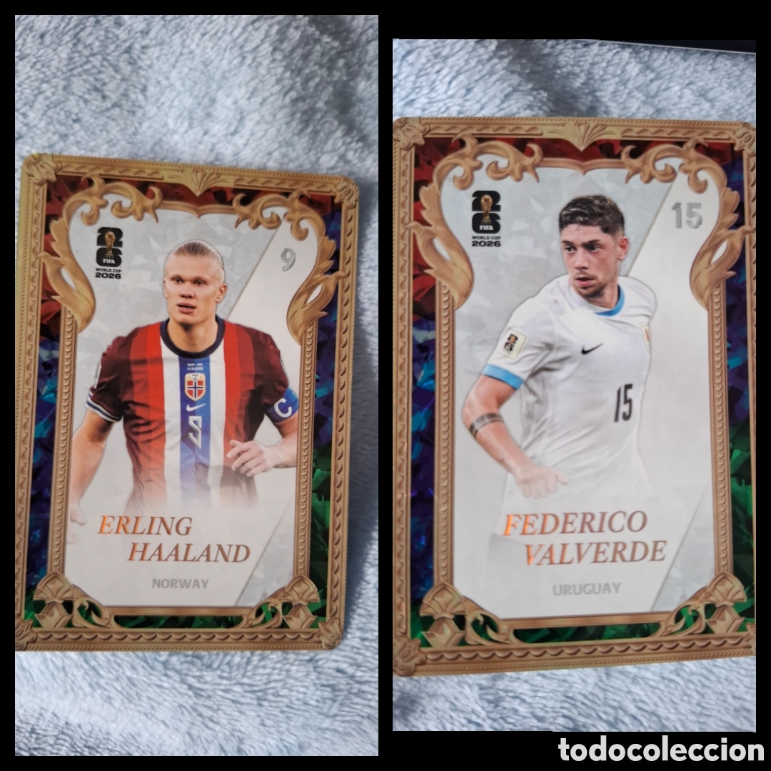 Collectionnisme Cartes &agrave; collectionner anciennes: Haaland Valverde panini kayou mundial 2026