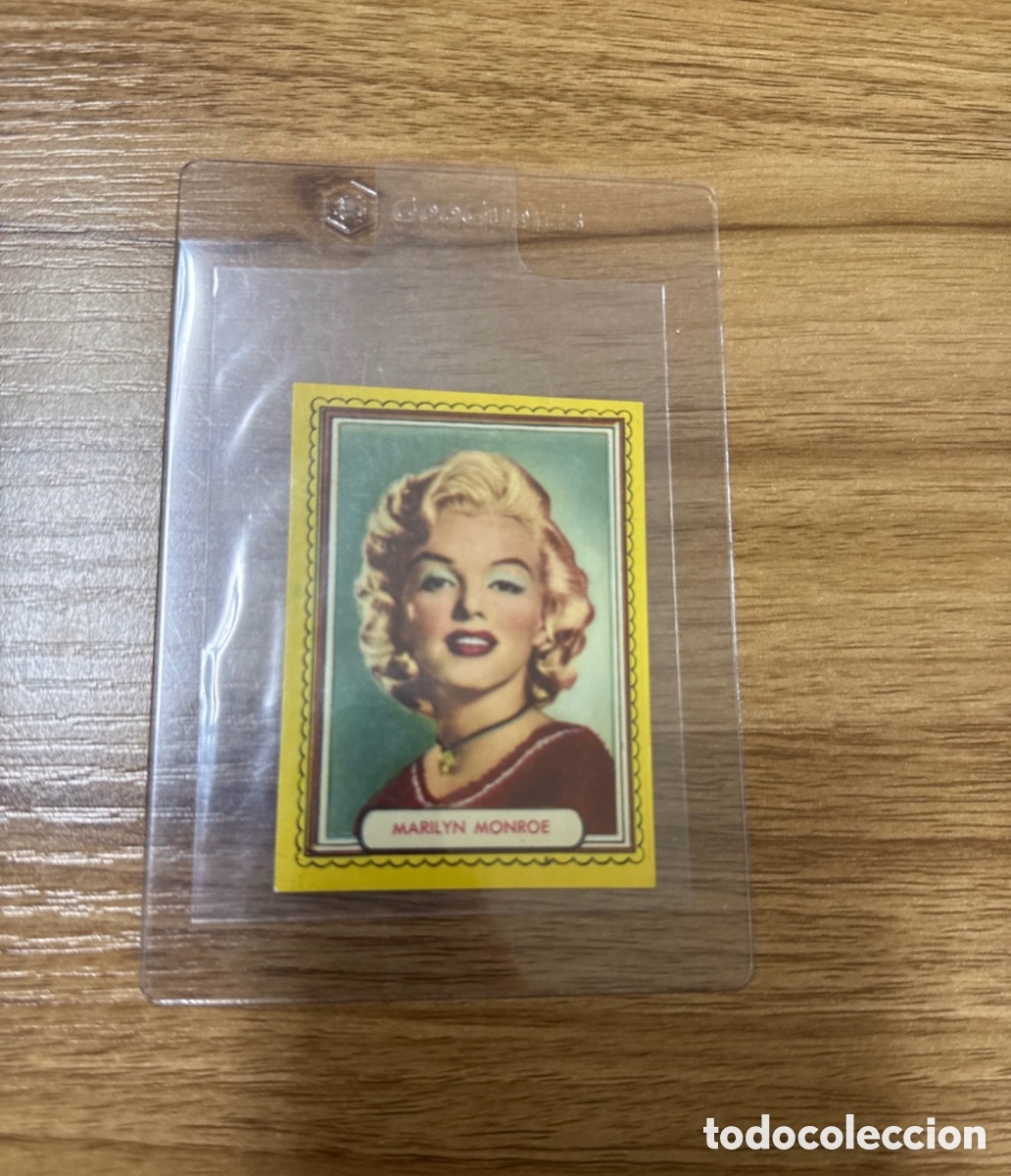 Coleccionismo cromos antiguos: 1955 MARILYN MONROE N&ordm; 64 FAMOSAS ESTRELLAS DE LA PANTALLA SIN PEGAR