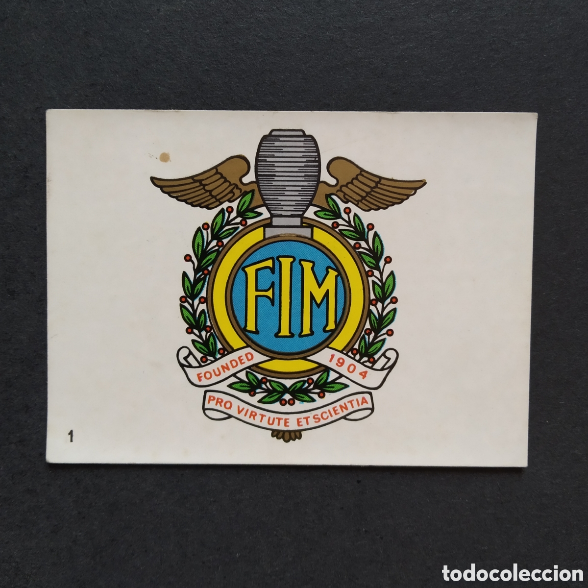 Coleccionismo cromos antiguos: CROMO - N&ordm; 001 - MOTO 2000 - EDICIONES VULCANO / PANINI - A&Ntilde;O 1973