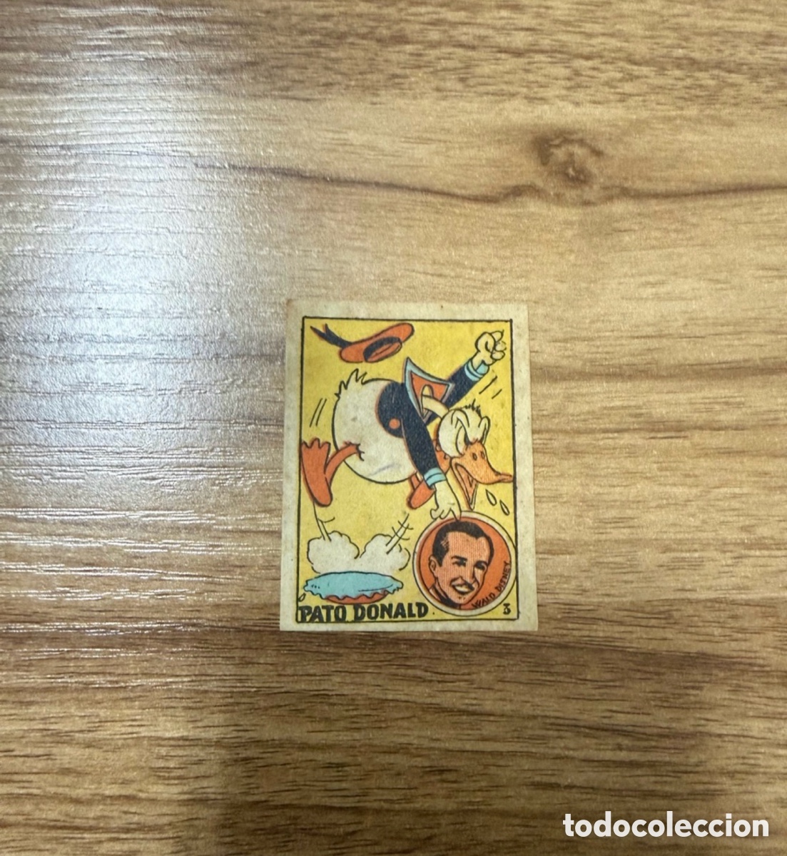 Coleccionismo cromos antiguos: 1939 PATO DONALD WALT DISNEY N&ordm; 3 BRUGUERA SIN PEGAR