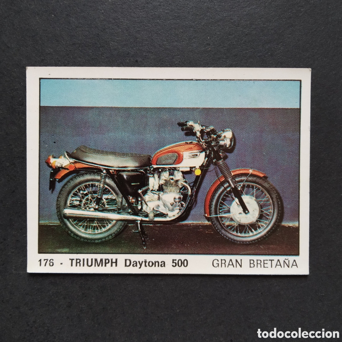Collectionnisme Cartes &agrave; collectionner anciennes: CROMO - N&ordm; 176 - MOTO 2000 - EDICIONES VULCANO / PANINI - A&Ntilde;O 1973