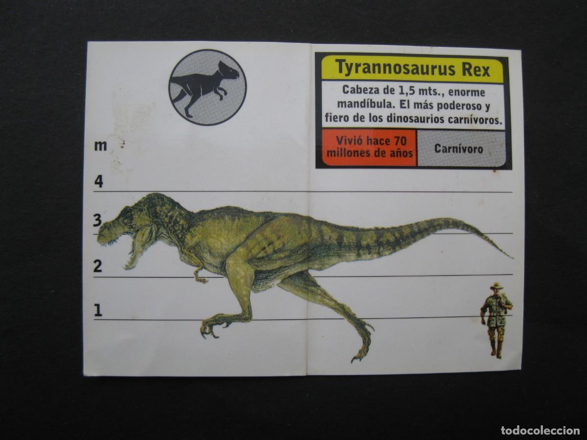 Coleccionismo cromos antiguos: EL MUNDO PERDIDO - JURASSIC PARK - CROMO N&ordm; 4 - BOLLYCAO - NUNCA PEGADO.