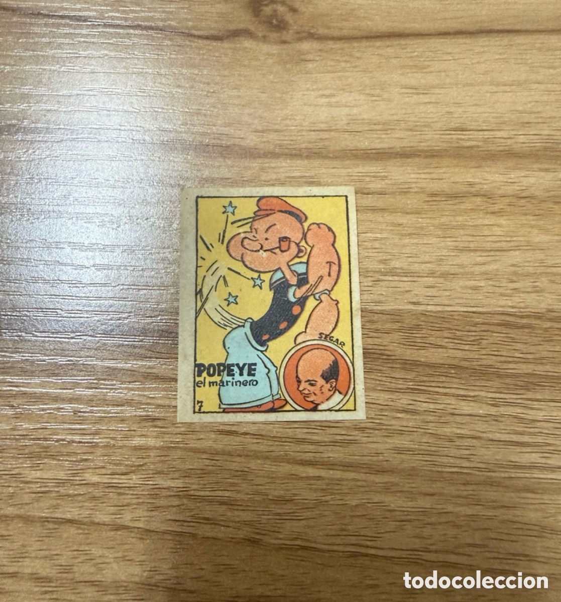 Coleccionismo cromos antiguos: 1939 POPEYE N&ordm; 7 BRUGUERA SIN PEGAR