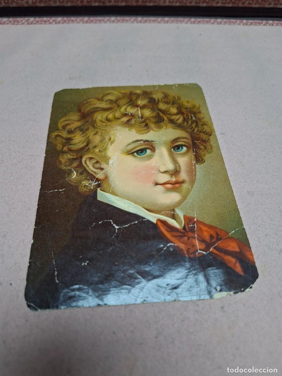 Collezionismo Figurine antiche: ANTIGUA TARJETA CROMO ROMANTICO PUBLICIDAD CHOCOLATES DUBOIS MURCIA S XIX