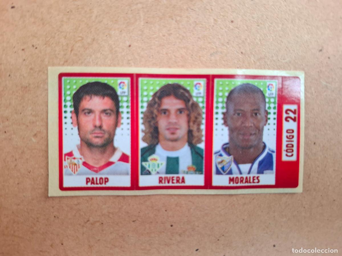 Coleccionismo cromos antiguos: CHICLE LIGA PANINI 2005 2006 - 22 PALOP SEVILLA FC / RIVERA REAL BETIS / MORALES M&Aacute;LAGA CF