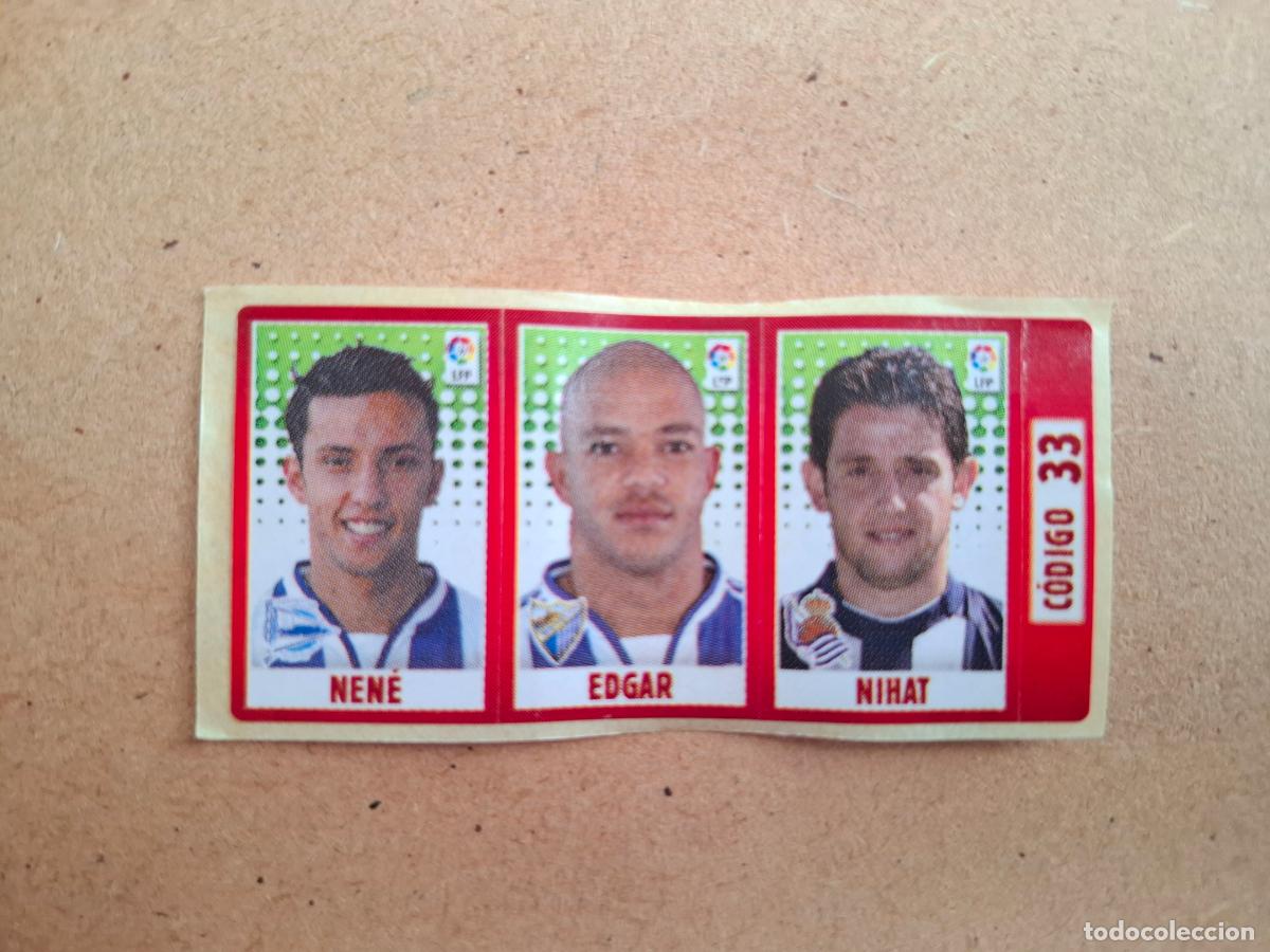 Coleccionismo cromos antiguos: CHICLE LIGA PANINI 2005 2006 33 NENE DPTVO. ALAV&Eacute;S / EDGAR M&Aacute;LAGA / NIHAT REAL SOCIEDAD