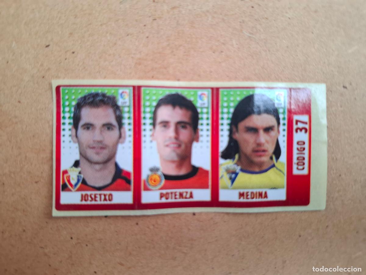 Collectionnisme Cartes &agrave; collectionner anciennes: CHICLE LIGA PANINI 2005 2006 37 JOSETXO AT. OSASUNA / POTENZA RCD. MALLORCA / MEDINA VILLARREAL CF