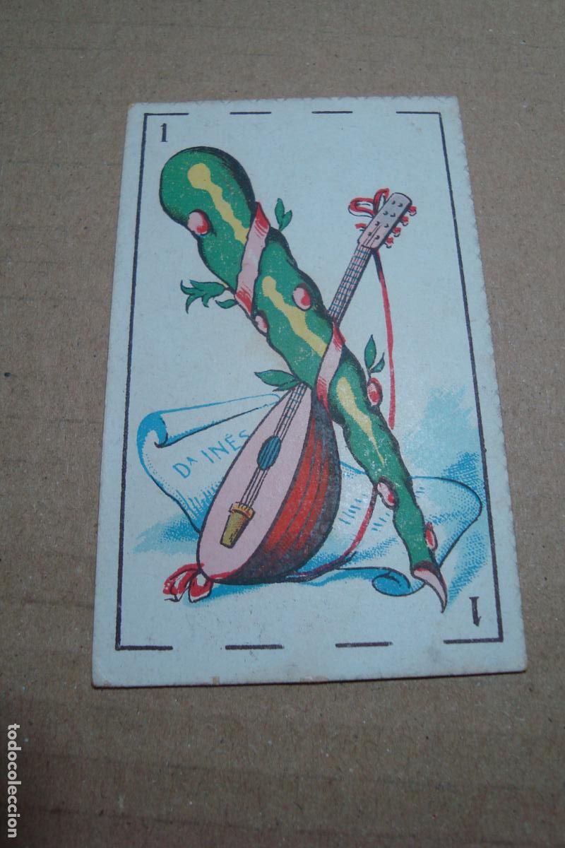 Sammeln alte Sammelbilder: ANTIGUO CROMO CARTA BARAJA JUAN TENORIO. CHOCOLATES EVARISTO JUNCOSA HIJO BARCELONA