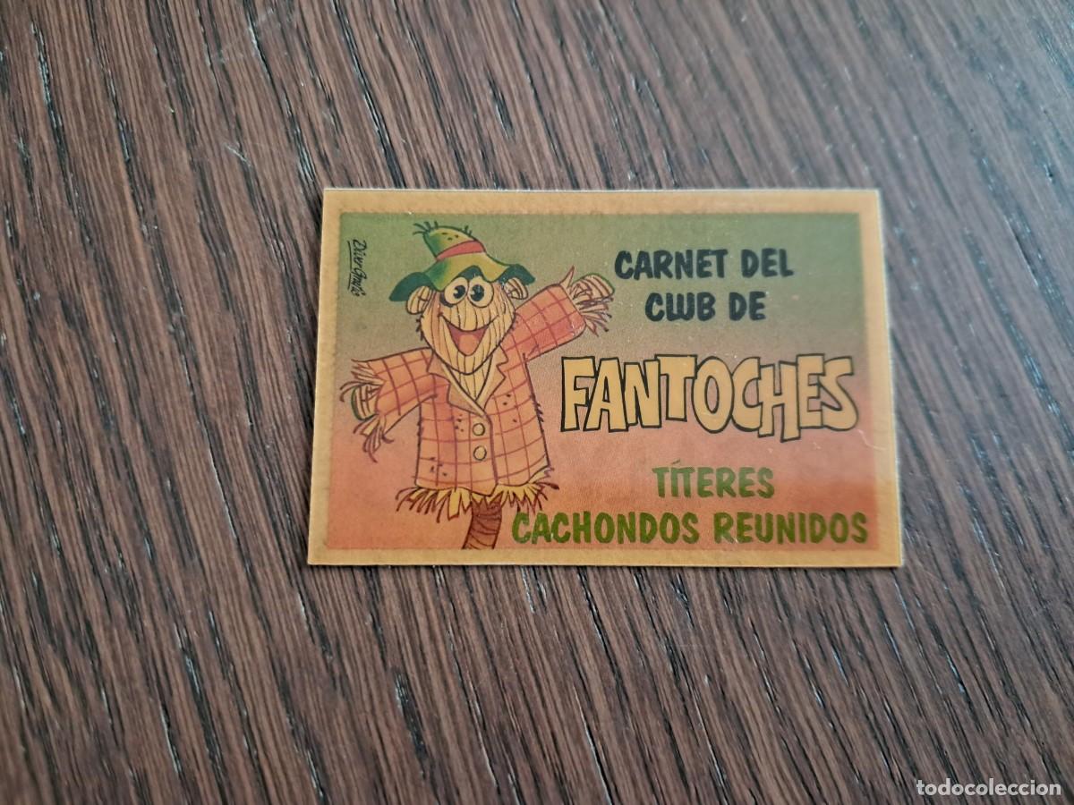 Coleccionismo cromos antiguos: cromo adhesivo de bollycao, bolly-carnet, carnet del club de fantoches. sin pegar.