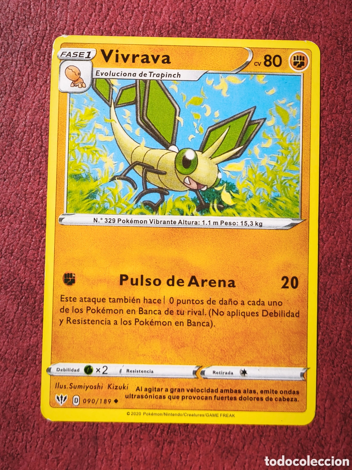 Coleccionismo cromos antiguos: Pokemon. 2020. Vivrava. #90/189. Espa&ntilde;ol