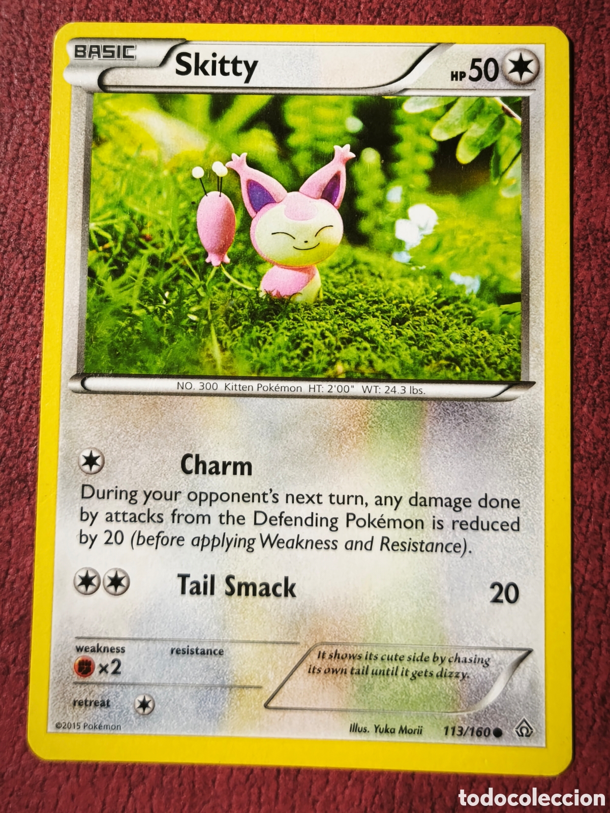 Coleccionismo cromos antiguos: Pokemon. 2015. Skitty