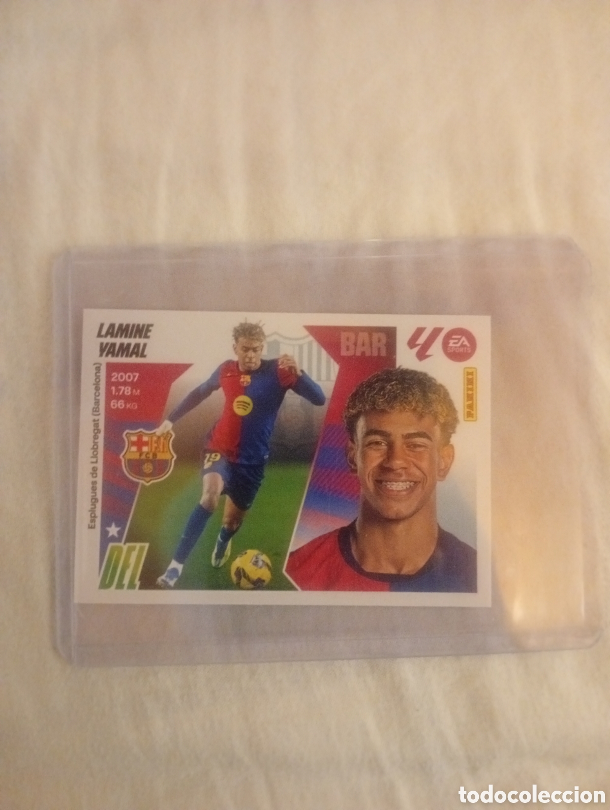 Coleccionismo cromos antiguos: Lamine Yamal N&ordm; 19 - Liga Este Panini 2025-26 - FC Barcelona