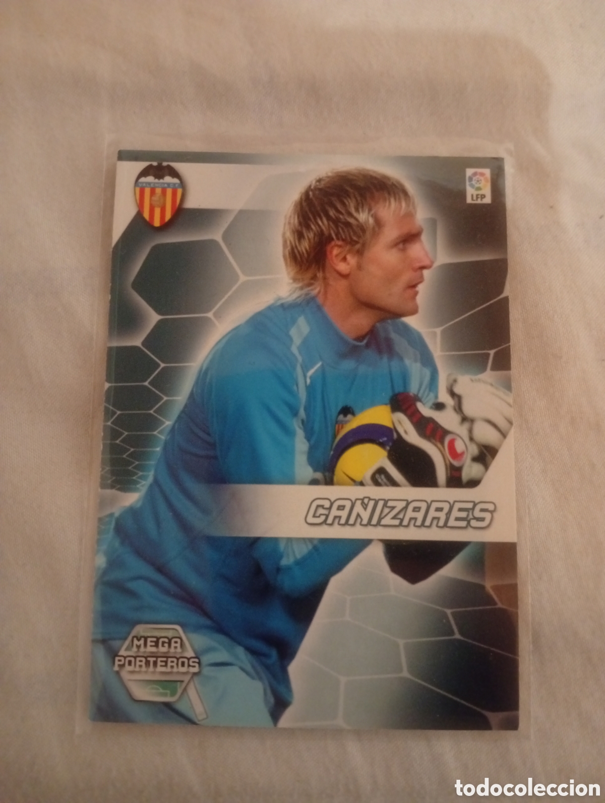 Coleccionismo cromos antiguos: Cromo Card Ca&ntilde;izares N&ordm; 389 - Mega Porteros - Panini Megacracks 2004-2005 - Valencia CF